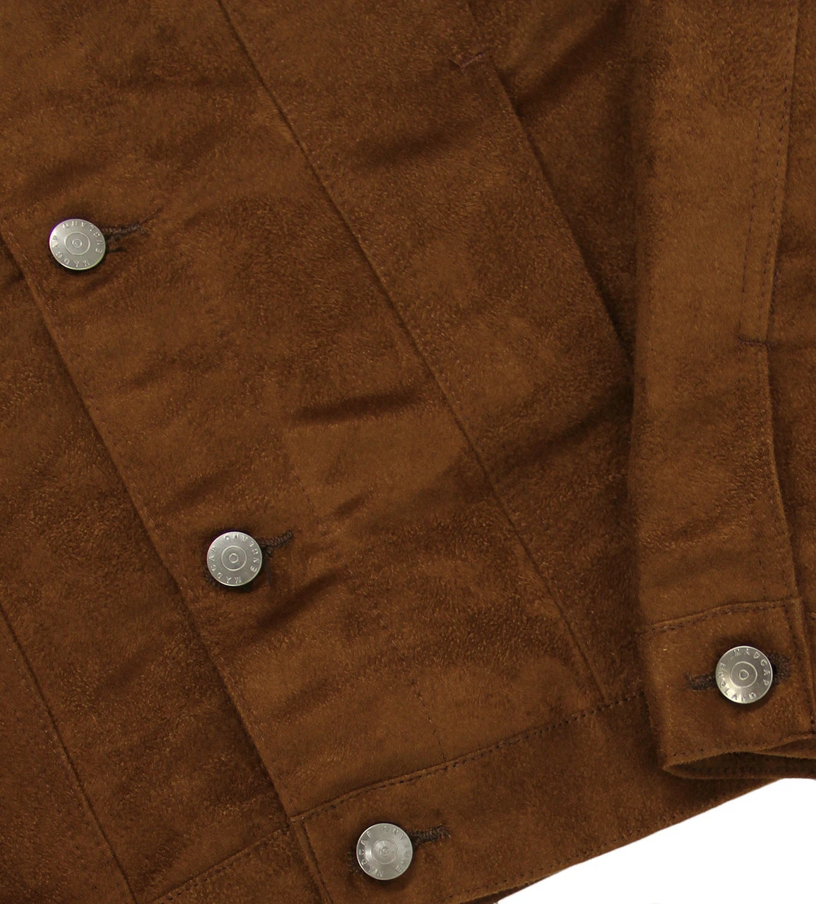 Ealing 60s Mod Faux Suede Jacket - Image 4
