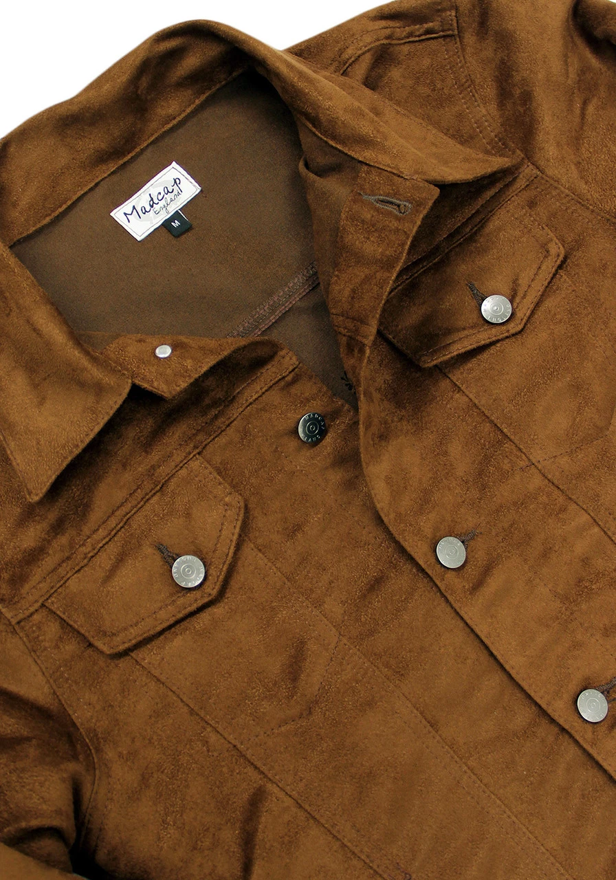 Ealing 60s Mod Faux Suede Jacket - Image 2