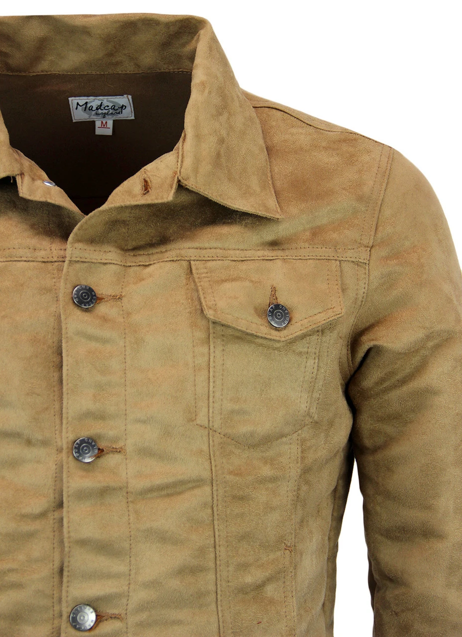 Ealing 60s Mod Faux Suede Jacket - Image 5