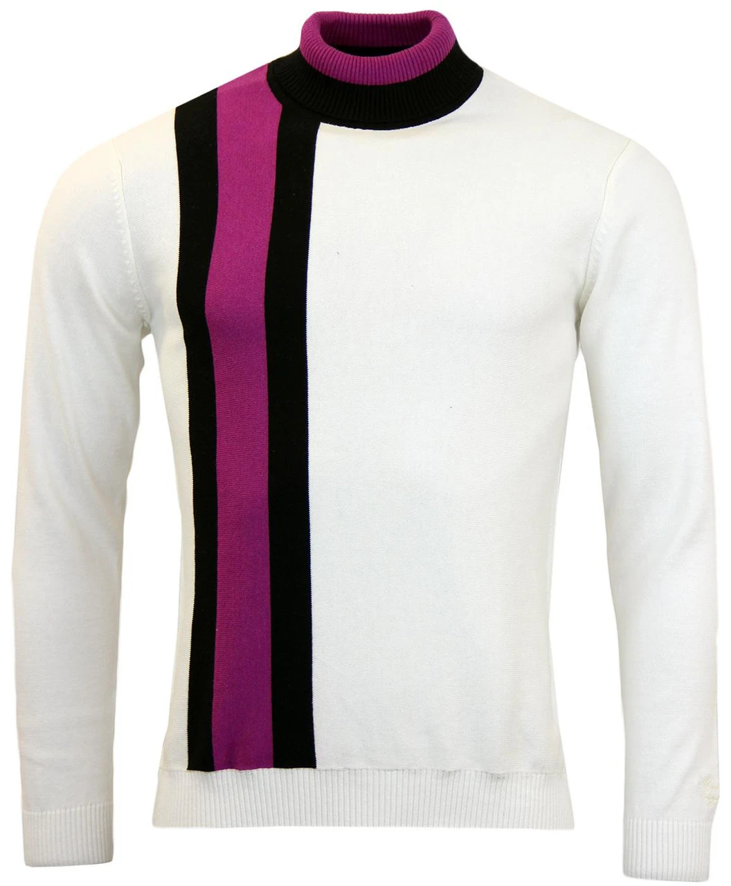 Lewis Mod Roll Neck Racing Jumper B - Image 2