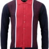 Pinstripe Marriott Polo Cardigan N