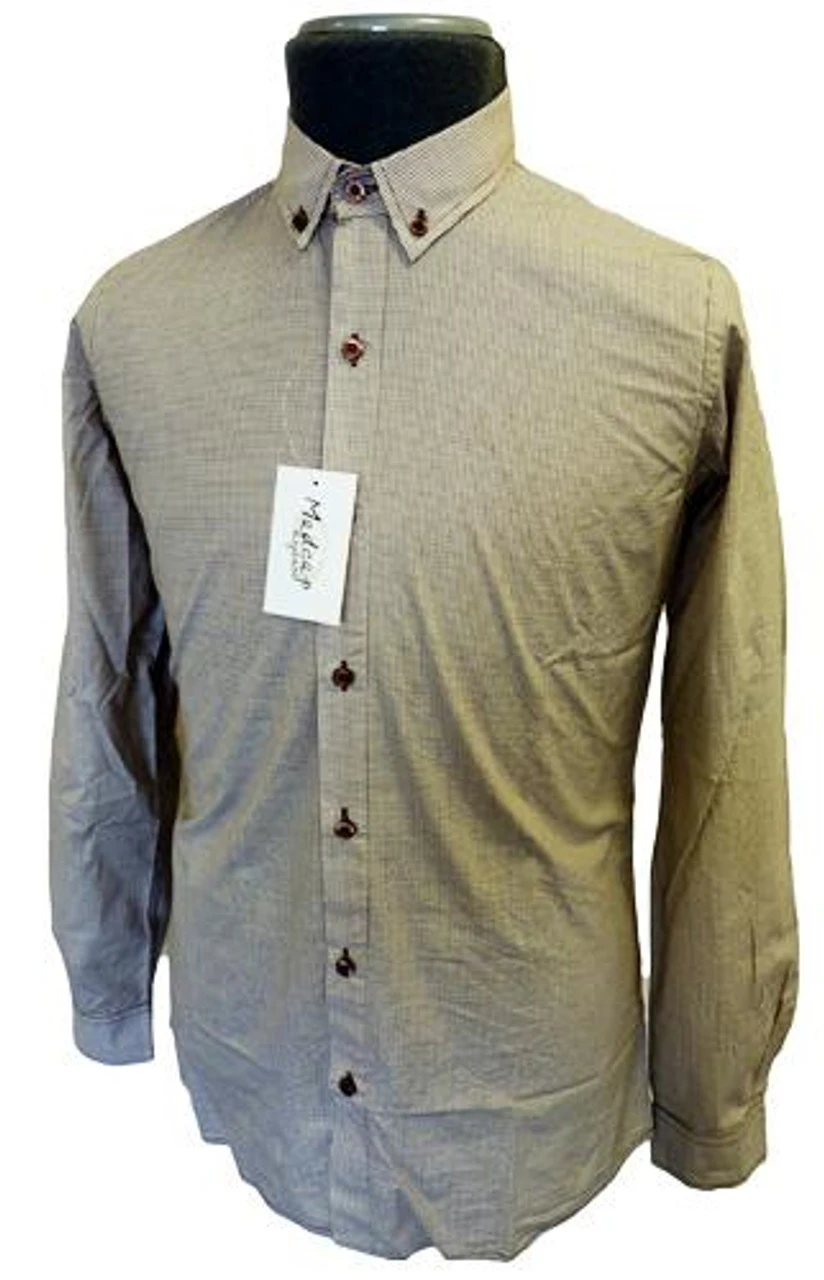 'Hound-Dog' Mens Mod Puppytooth Shirt By MADCAP C - Image 6