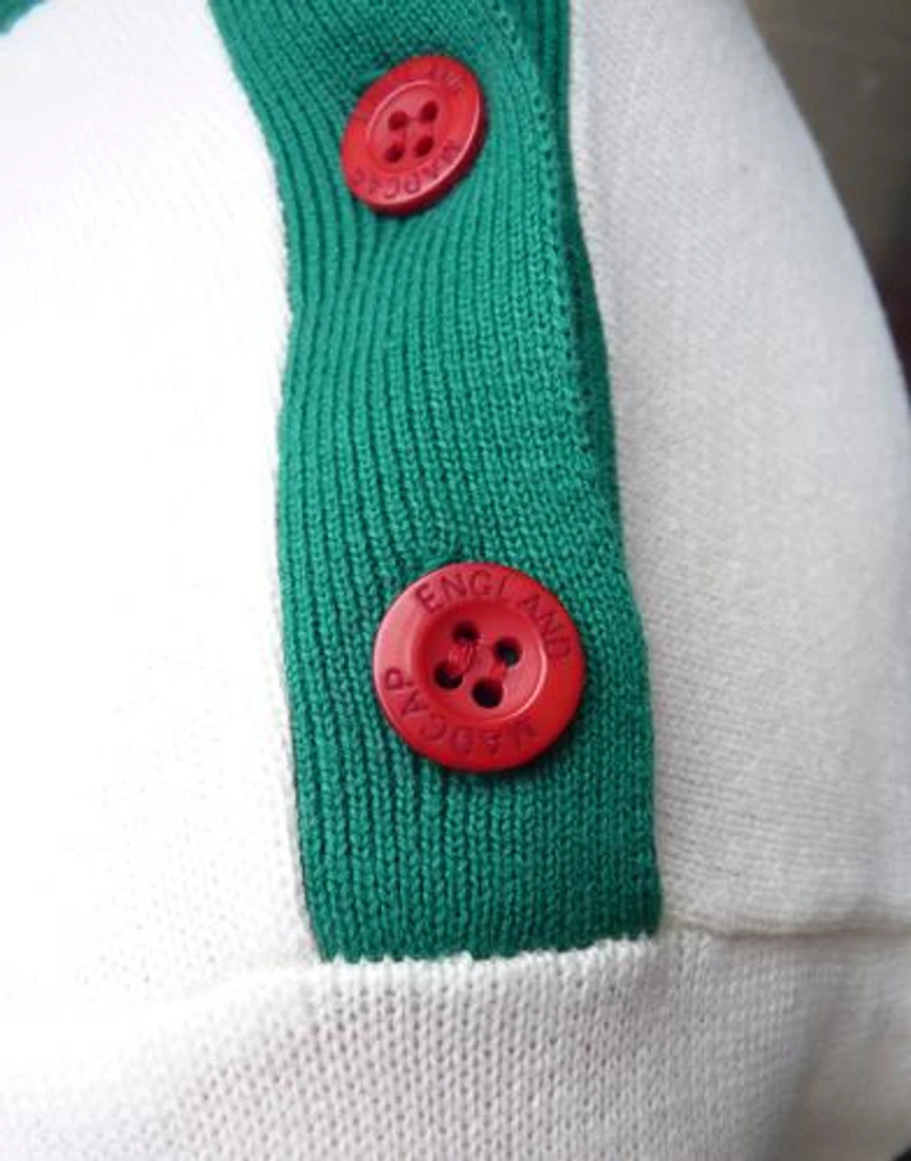 'Racing Italia' MADCAP Mod Button Shoulder Jumper - Image 4