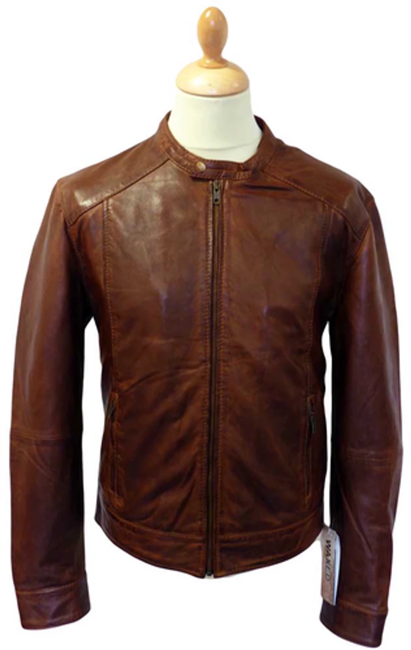 Harper Retro Indie Leather Jacket - Image 5