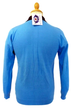 'Marriott' - Madcap Mens Retro Mod Polo Cardigan B