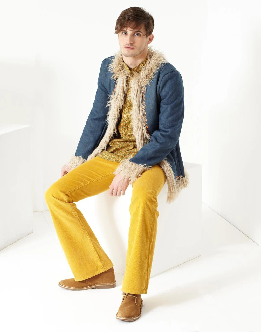 Killer Retro 70s Cord Flares (Rust) - Image 10