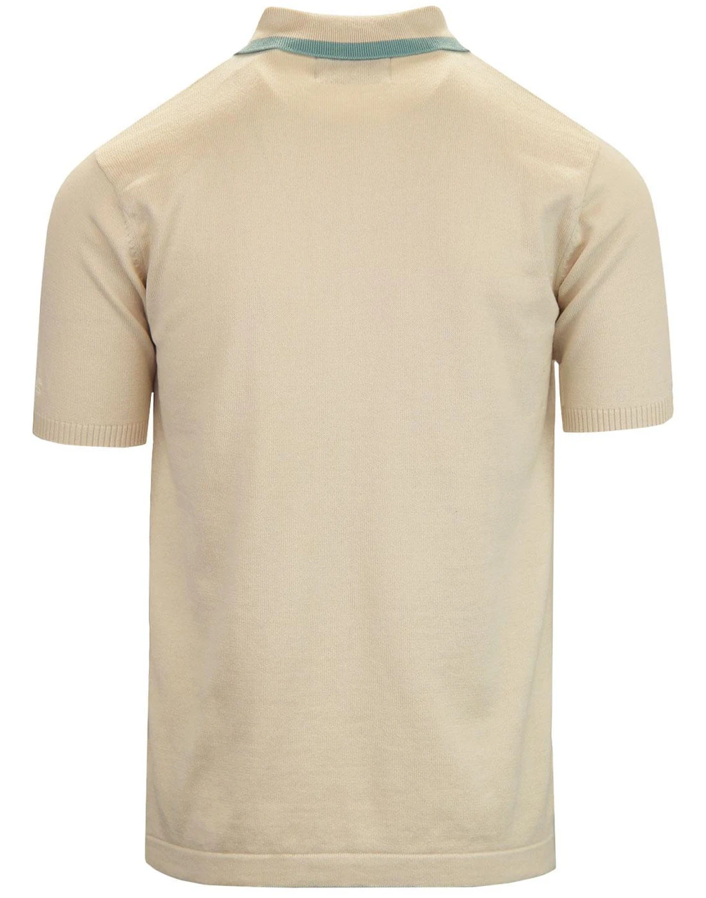 Bauhaus Mod Stripe Knit Polo Shirt - Image 4