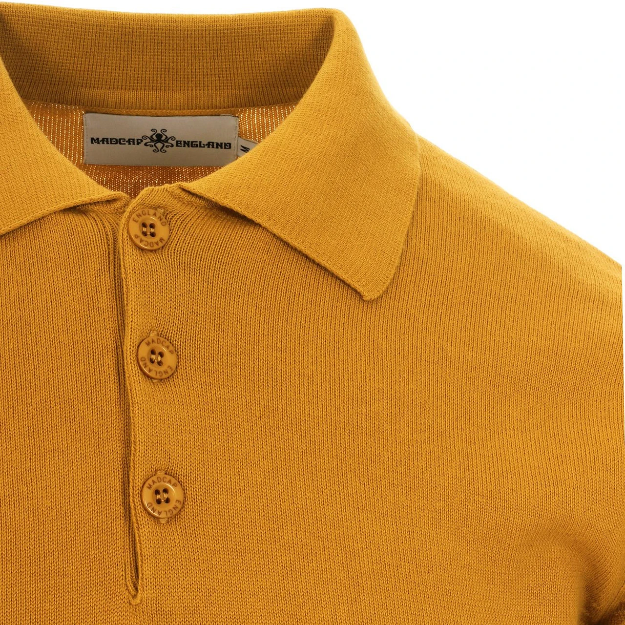 Brando 1960s Mod Knit Polo Top (GB) - Image 12