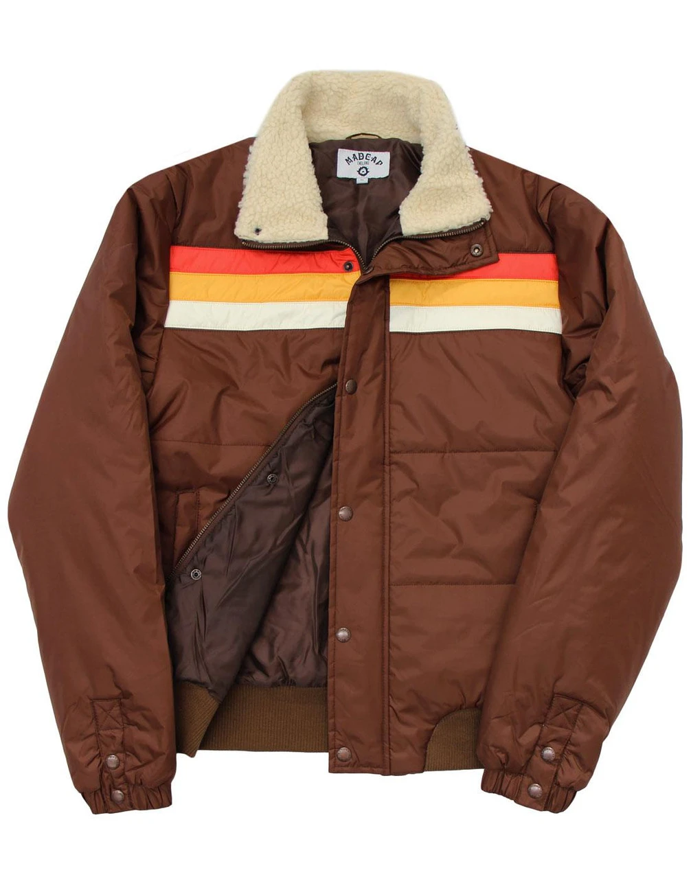 Edge Retro 1970s Stripe Ski Jacket - Image 4