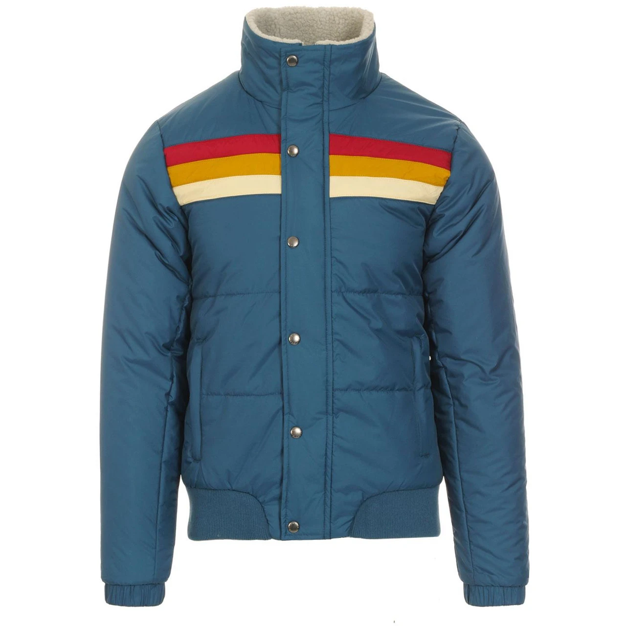 Edge Retro 1970s Stripe Ski Jacket - Image 15
