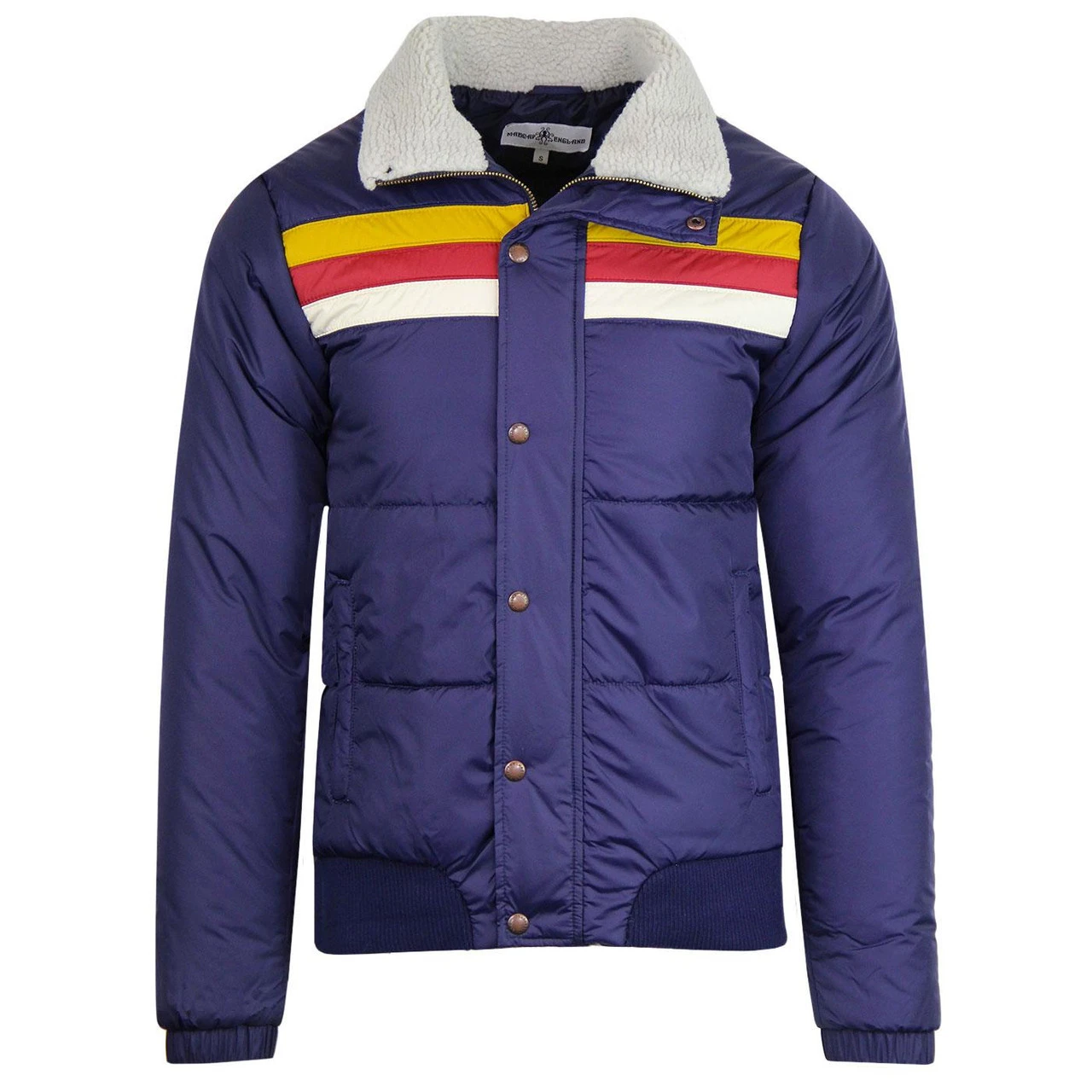 Edge Retro 1970s Stripe Ski Jacket - Image 8