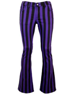 Holy Roller - Retro 60s Striped 70s Indie Flares P