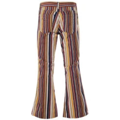 Killer Stripe Retro 70s Cord Flares