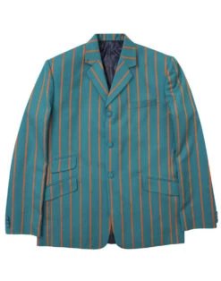 Offbeat 60s Mod Boating Blazer TEAL