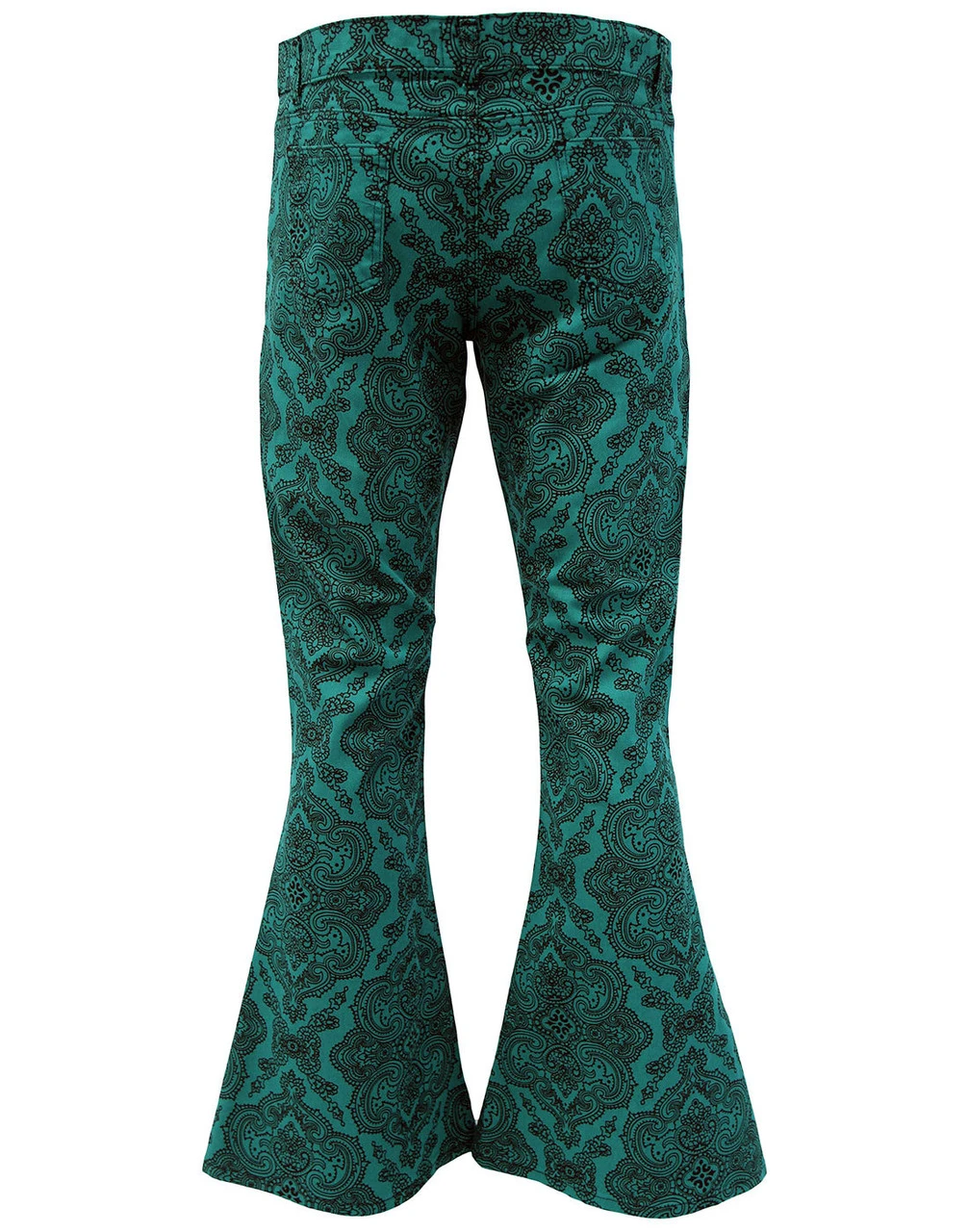 Paisley Rave Twill 70s Bellbottoms - Image 10
