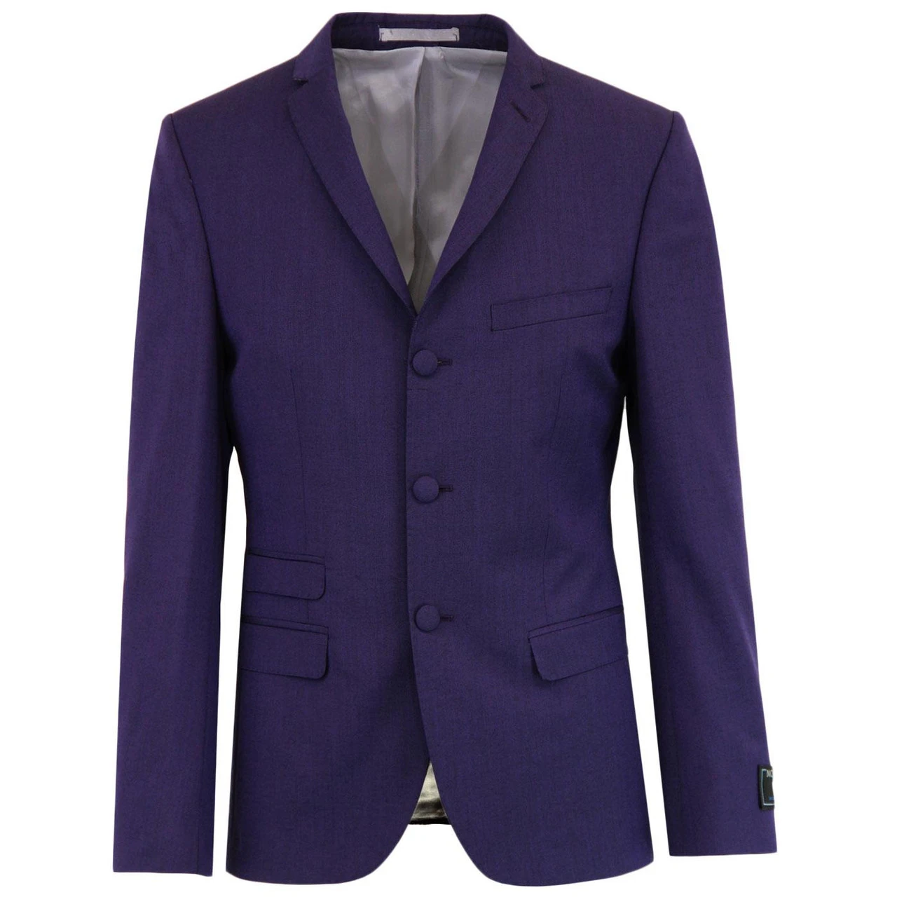 Mod Mohair Tonic Suit Blazer PURPLE - Image 2