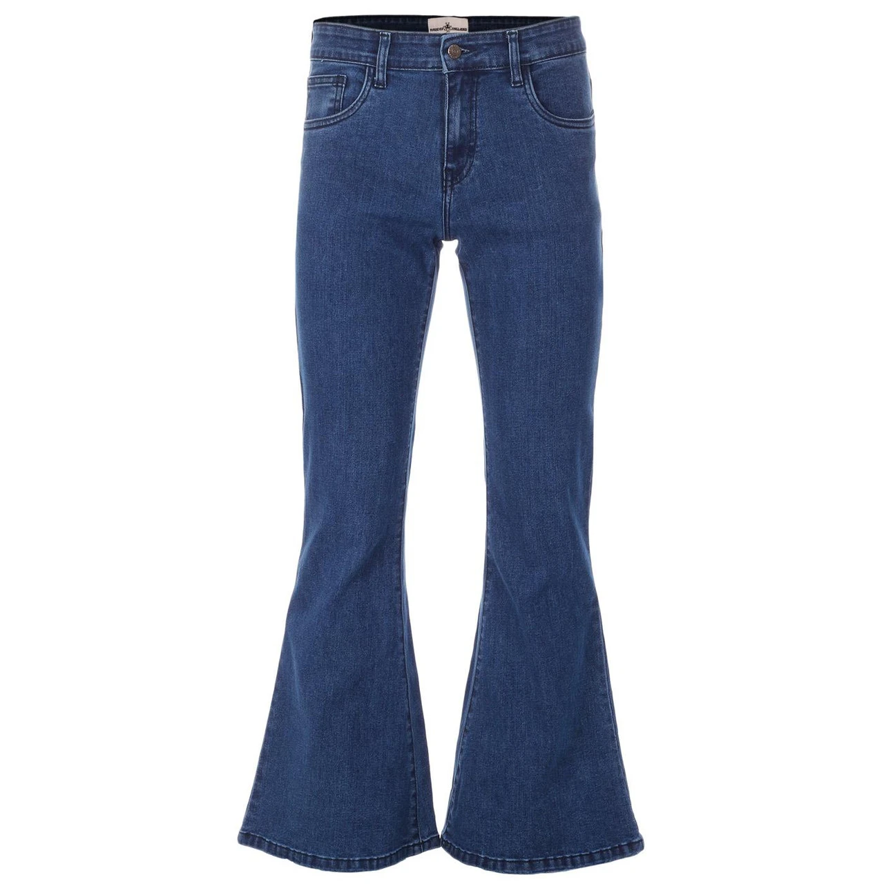 Rock 70s Blue Stitch Flares (BW) - Image 5