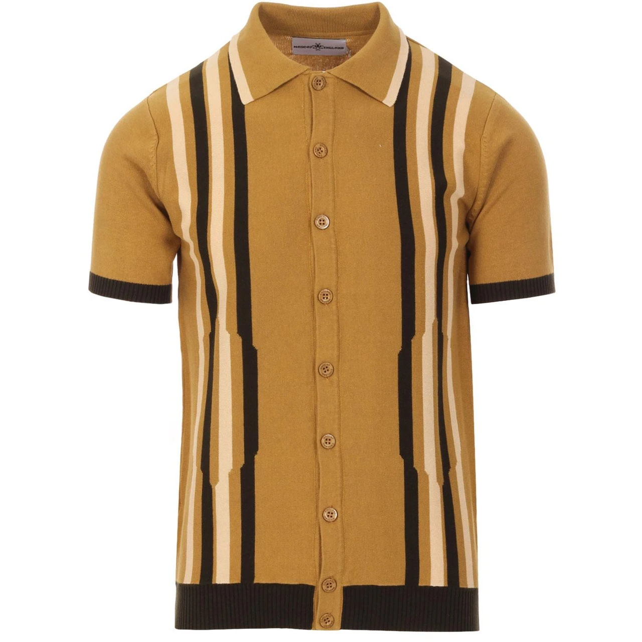 Shockwave Mod Stripe Knit Polo (AY)