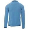 Marriott Suede Men's Mod Polo Cardigan - Blue