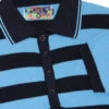 Terry Retro Mod Ribbed Stripe Polo