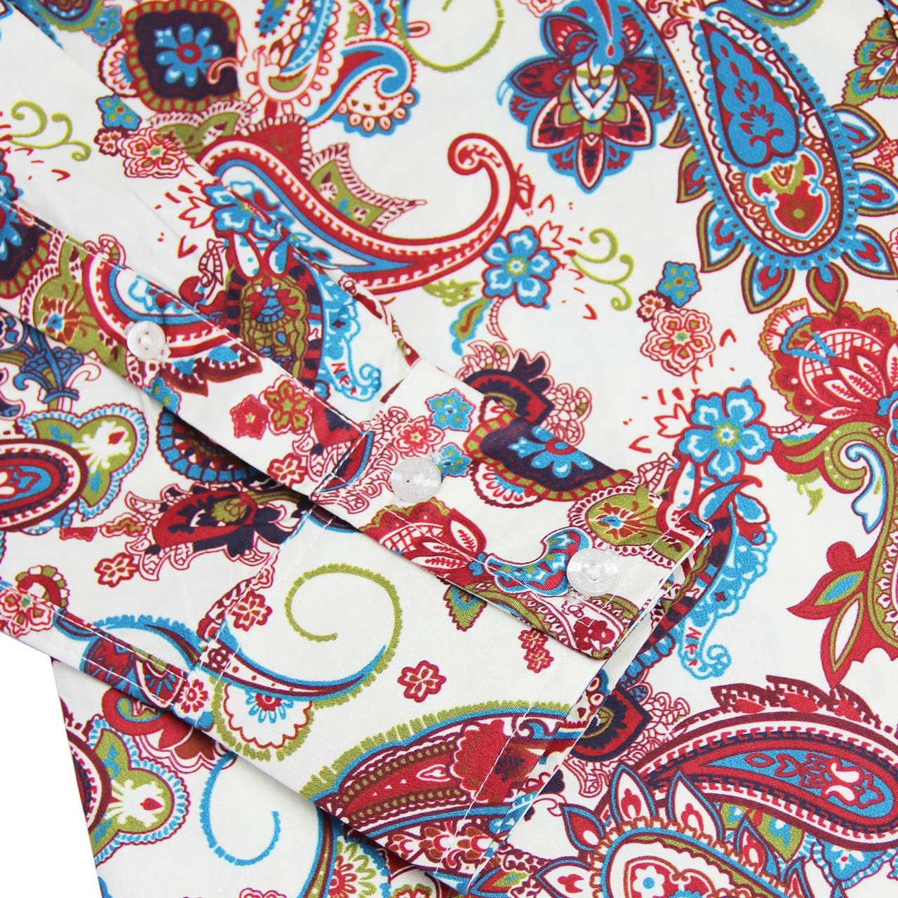 Trip Paisley Retro Mod 60s Shirt - Image 4