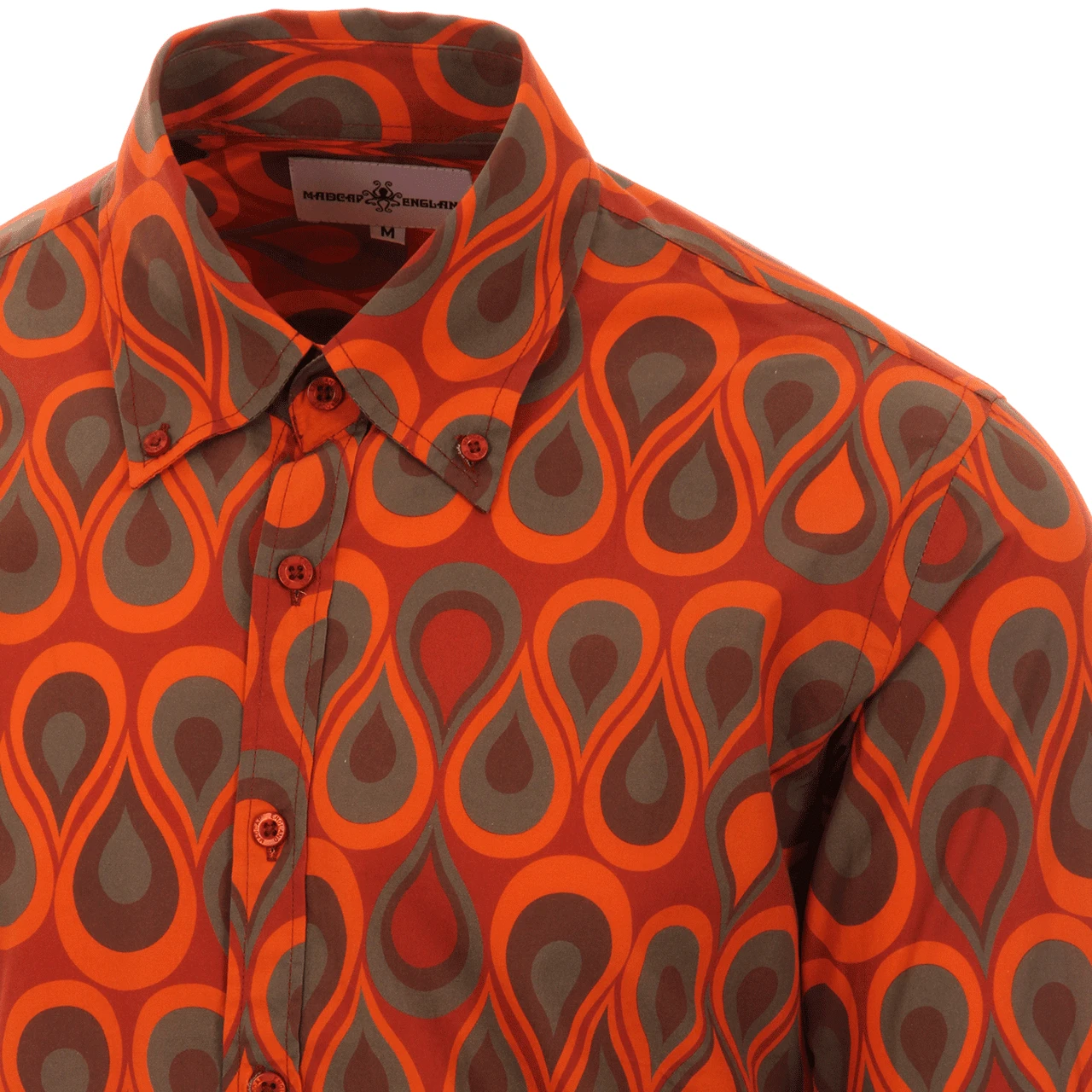 Trip Teardrops Mod Op Art Shirt NF - Image 6