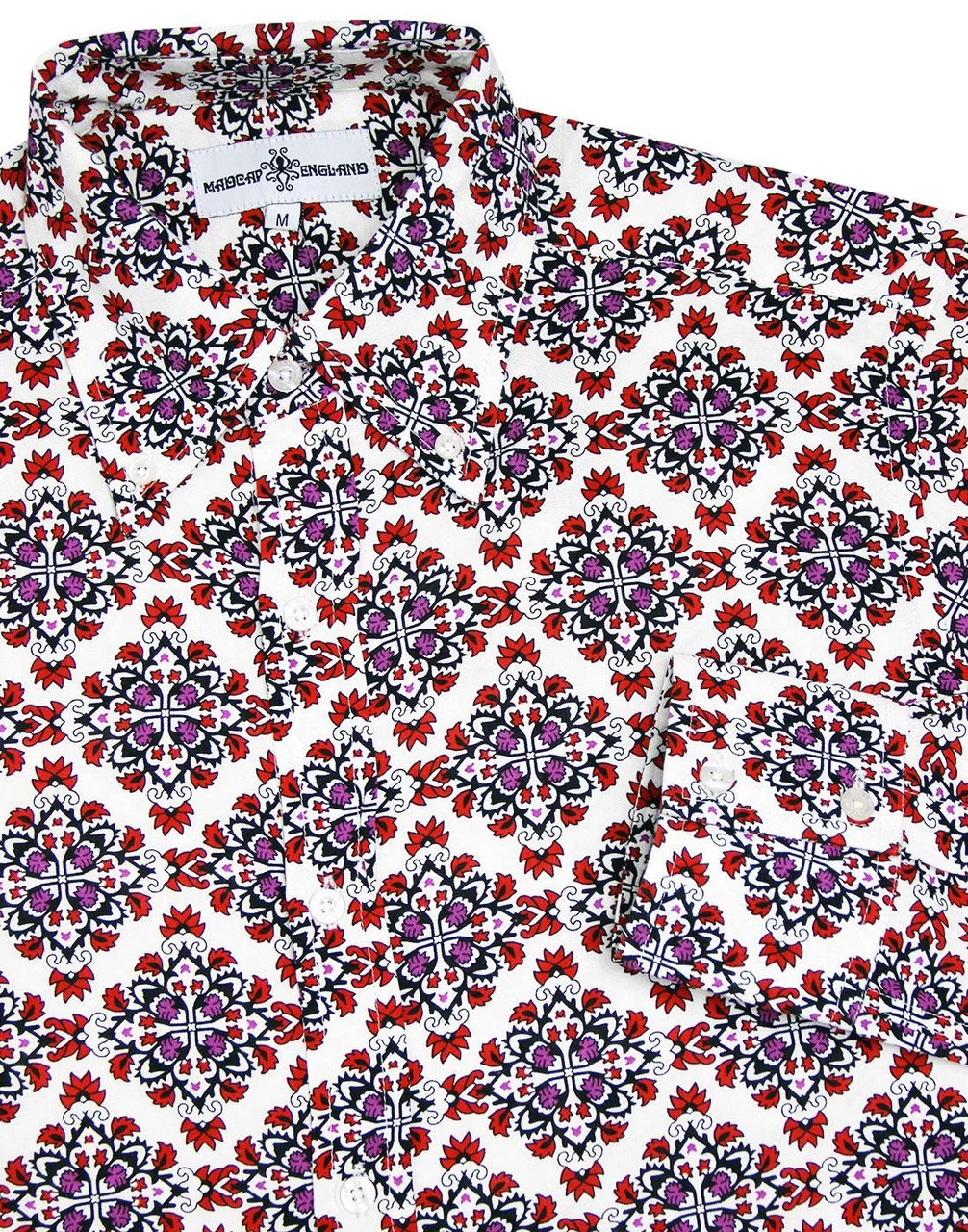 Wallflower Mod Rayon Floral Shirt - Image 2