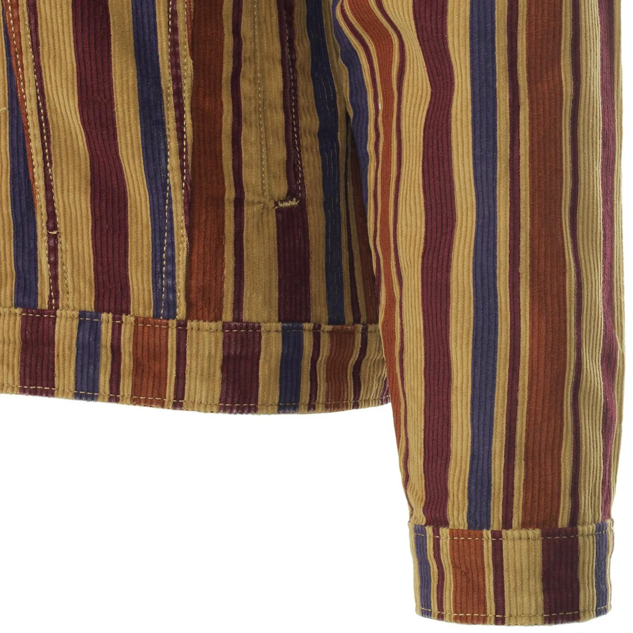 Woburn Stripe Cord Trucker Jacket