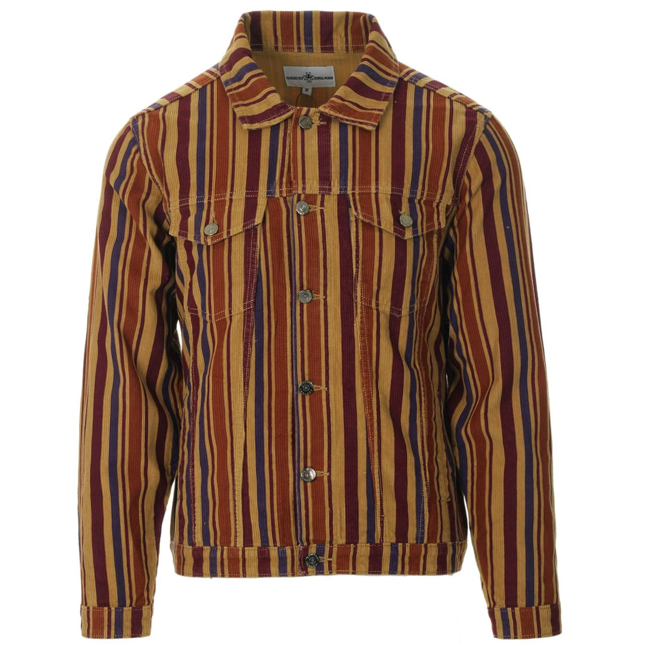 Woburn Stripe Cord Trucker Jacket - Image 4