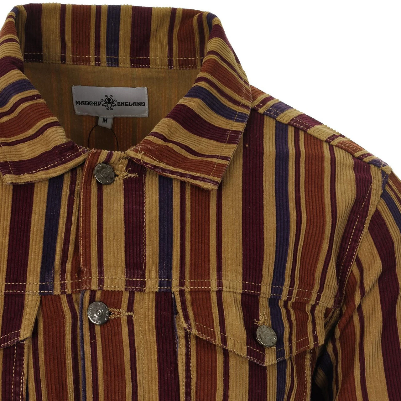 Woburn Stripe Cord Trucker Jacket - Image 3