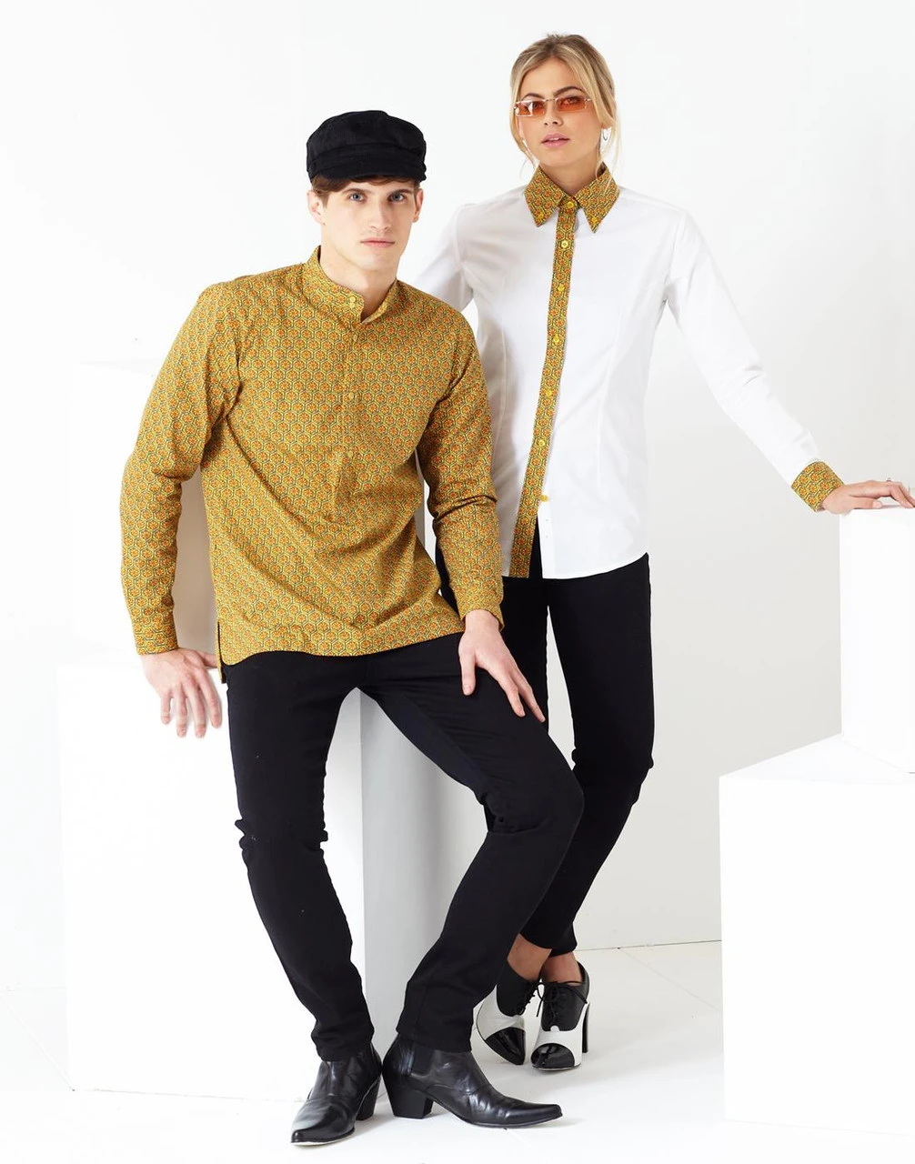 Middle Earth 60s Mod Kaftan Shirt - Image 3