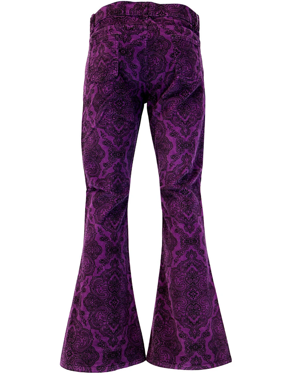 Paisley Rave Twill 70s Bellbottoms - Image 5