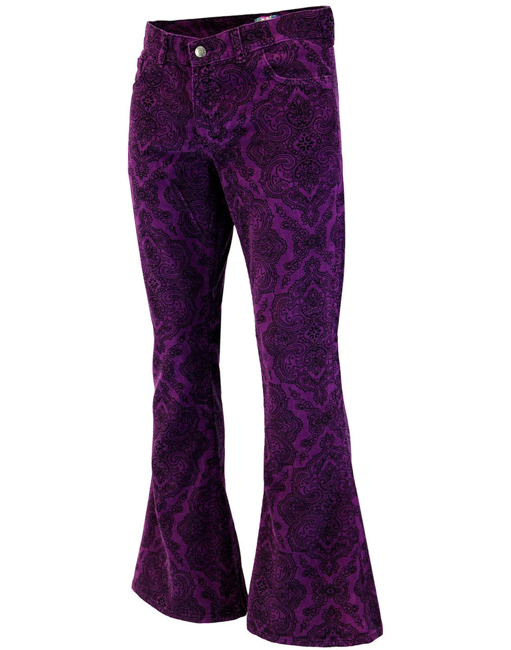 Paisley Rave Twill 70s Bellbottoms - Image 8