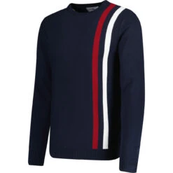 Action Retro Mod Racing Jumper Navy