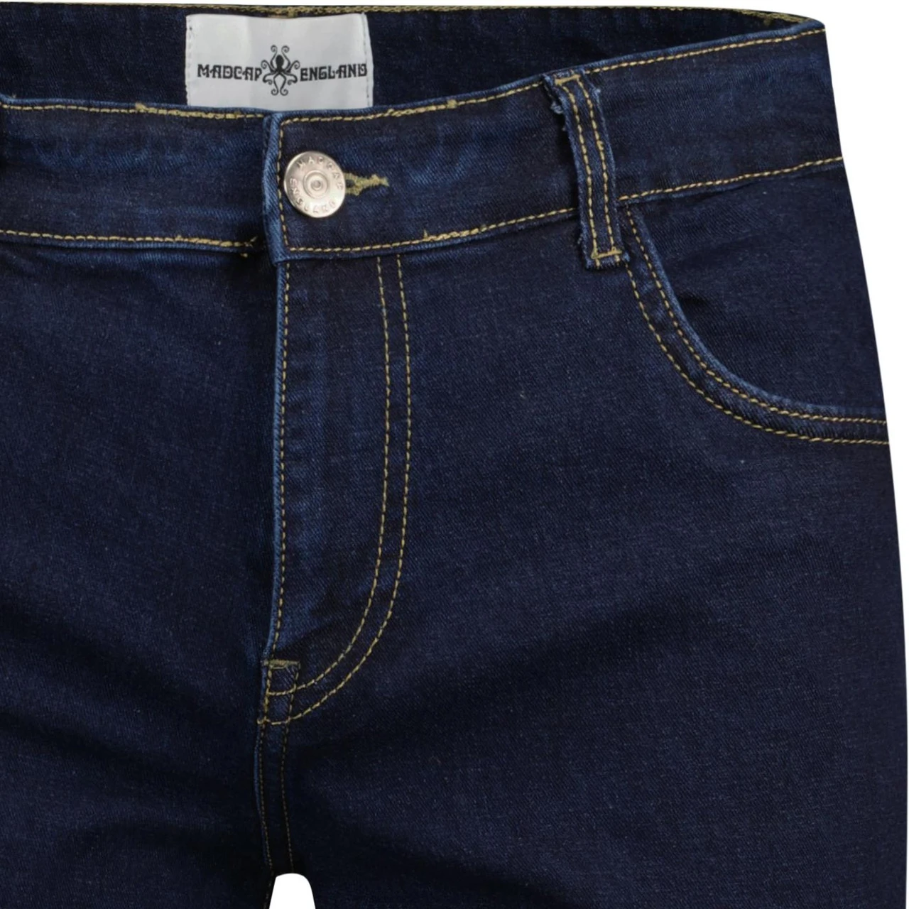 Rock Retro Bellbottom Flares INDIGO - Image 4