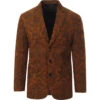 Paisley Rave Cord 3 Button Blazer T