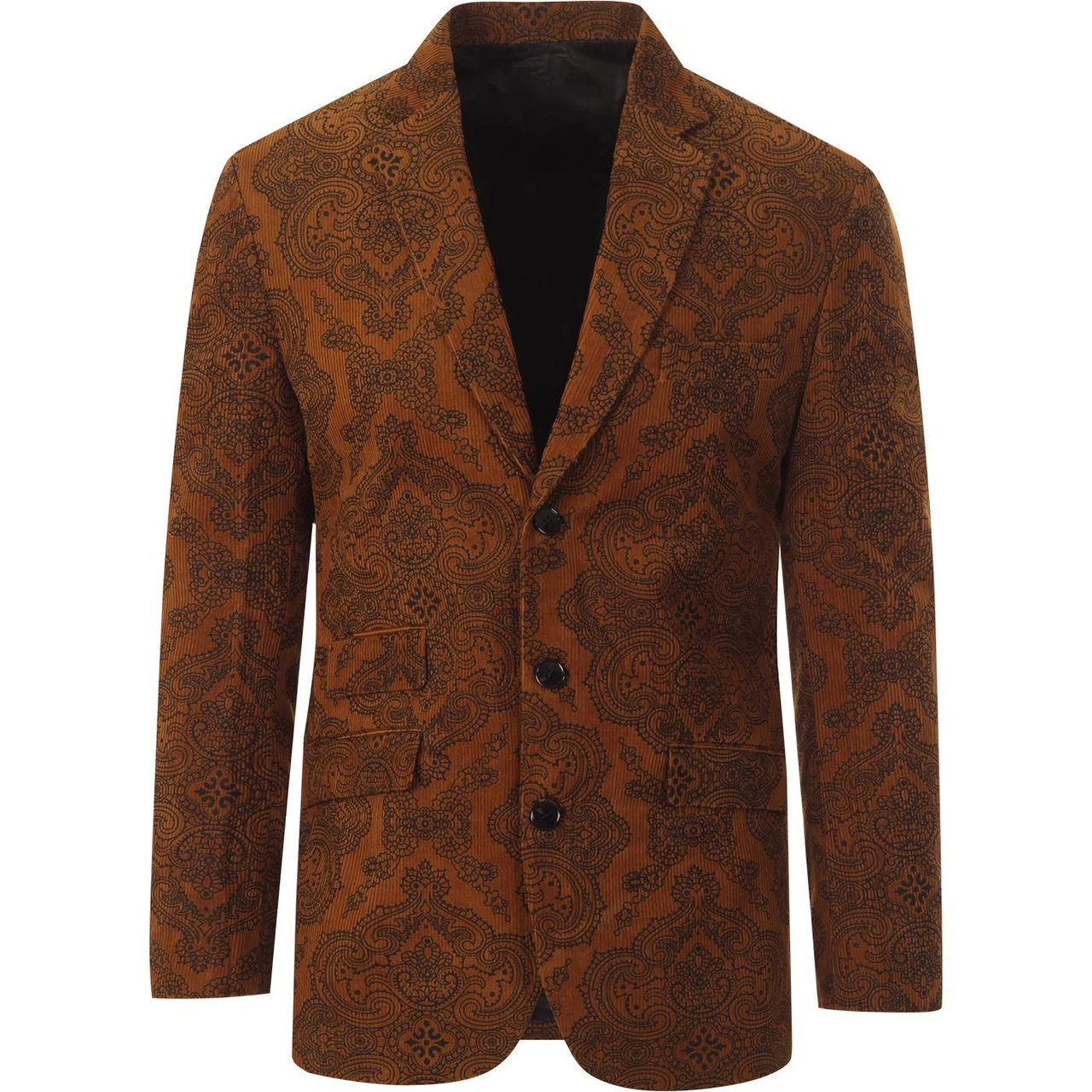 Purple Paisley Rave 60s Cord Blazer