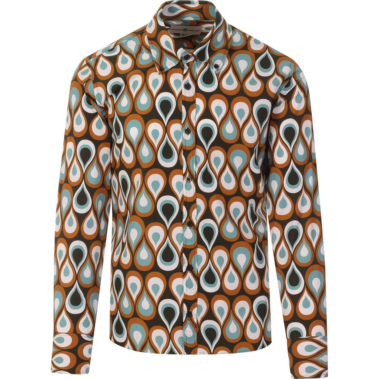 Trip Teardrops Mod Op Art Shirt NF - Image 3