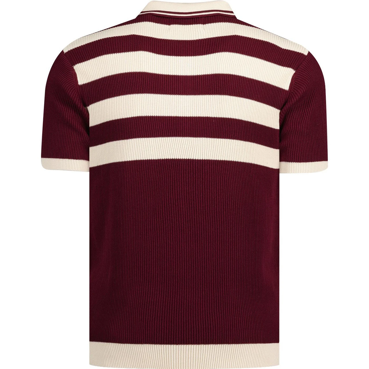 Terry Retro Mod Rib Stripe Polo N - Image 8