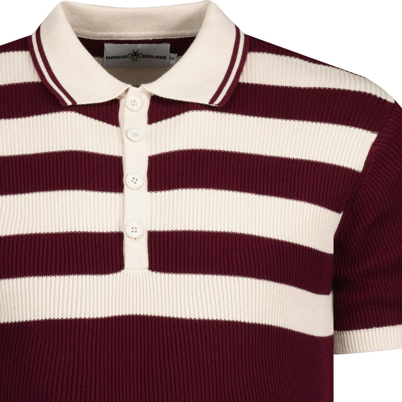 Terry Mod Ribbed Stripe Polo (Z) - Image 12