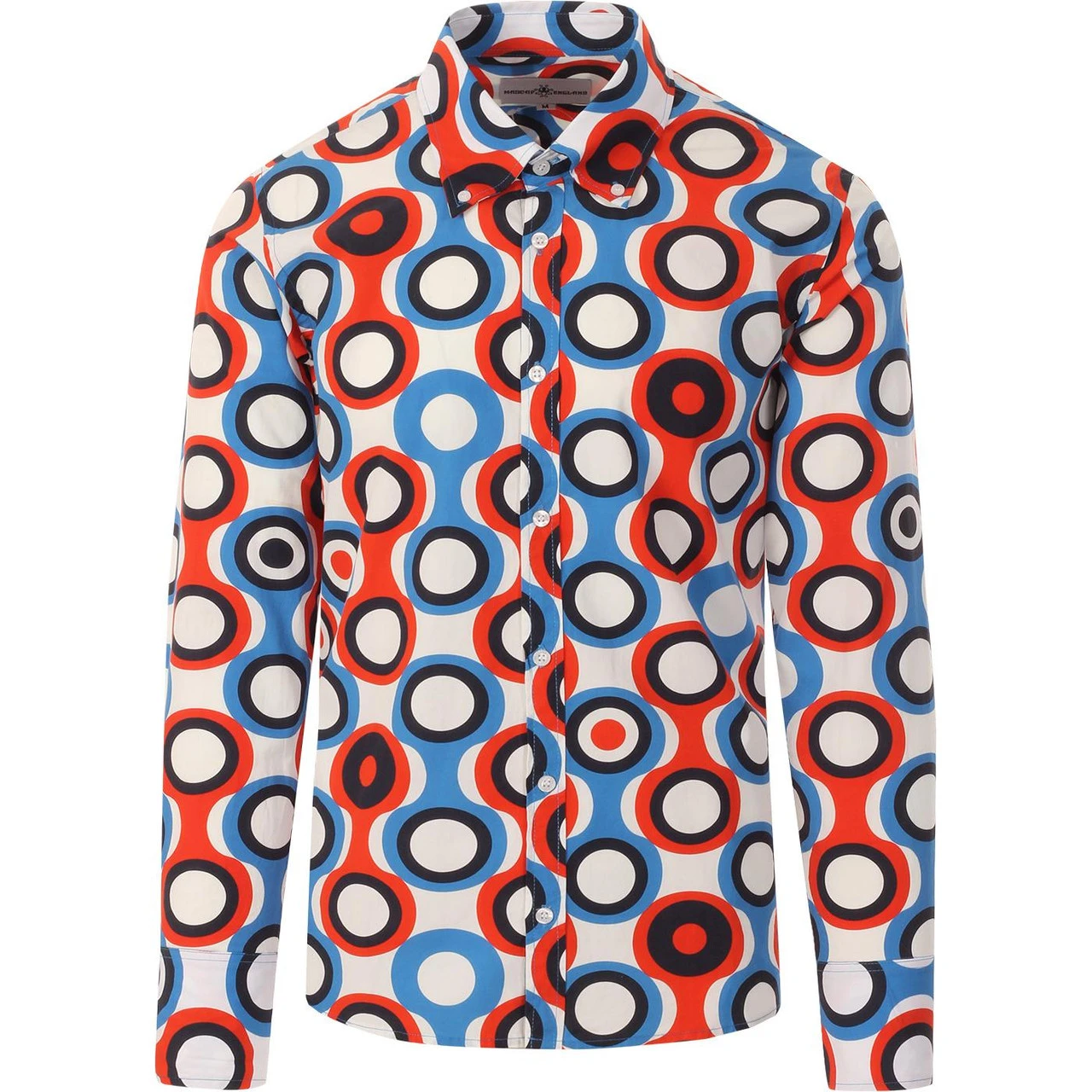 Trip Psych-Out Circle Mod Shirt R/B - Image 8