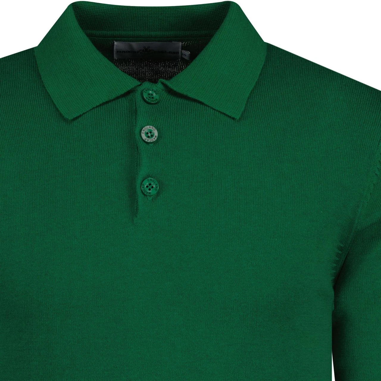 Brando 1960s Mod Knit Polo Top (GB) - Image 5