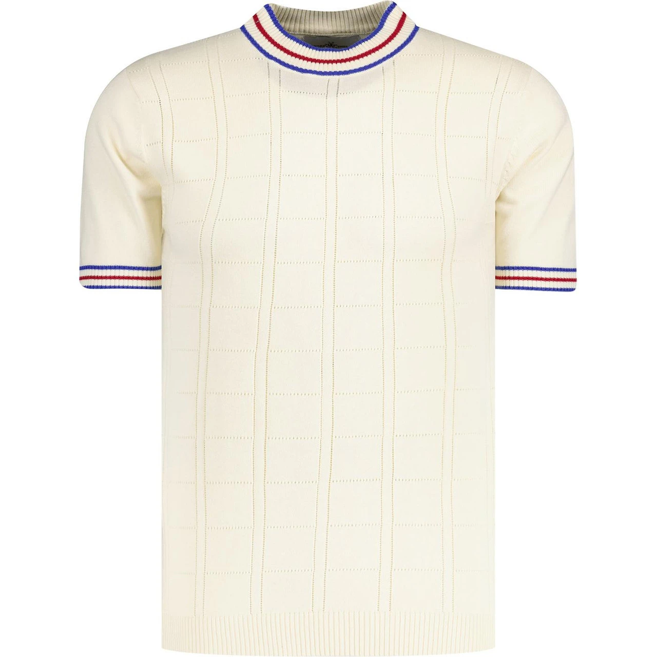 Wilson Pointelle Knit Mod Mock Turtleneck Tipped Tee In Zinfandel - Image 7