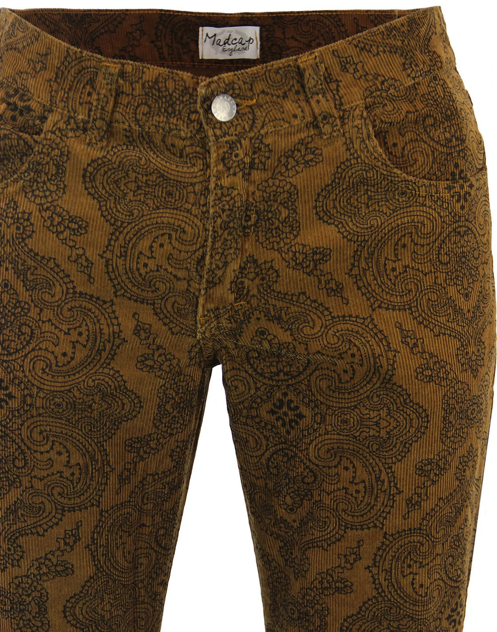 Paisley Rave Twill 70s Bellbottoms - Image 2