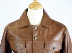 Wyatt Retro 70s Leather Jacket